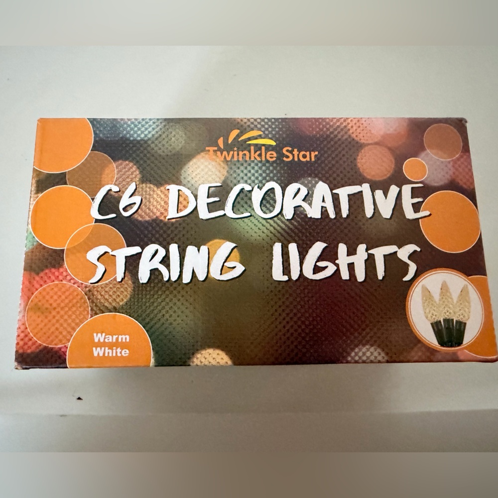 Warm White C6 Decorative String Lights